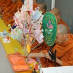 Monks visit the Innocent Perception Centre for a fundraising event