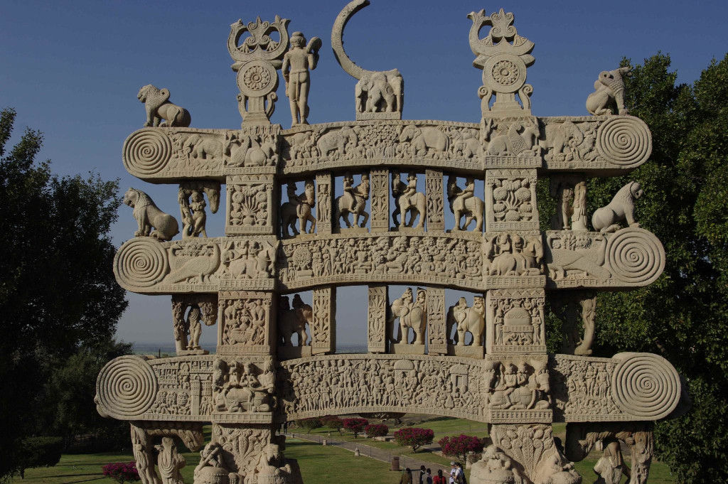 The oldest stupa (Nirvana Gate) in India