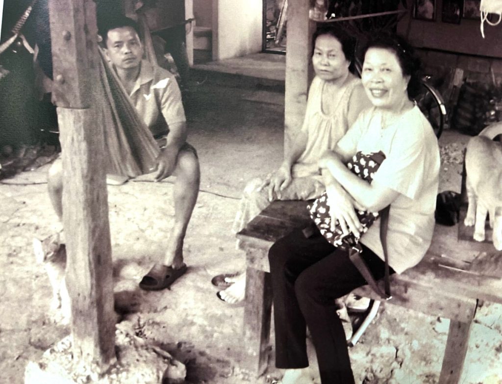 Supawan Green visits impoverished family